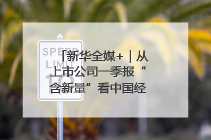 新华全媒+｜从上市公司一季报“含新量”看中国经济发展向“新”