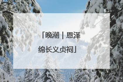 晚潮｜恩泽绵长义贞祠