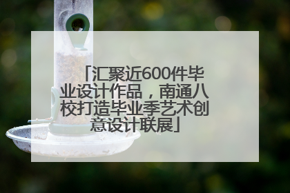 汇聚近600件毕业设计作品，南通八校打造毕业季艺术创意设计联展