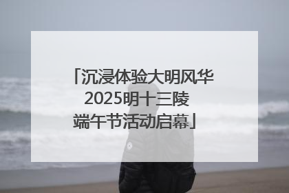 沉浸体验大明风华 2025明十三陵端午节活动启幕