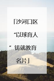沙河口区“以球育人”铸就教育名片