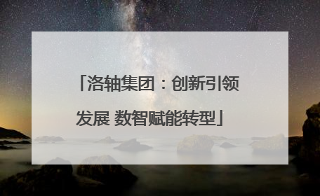 洛轴集团：创新引领发展 数智赋能转型