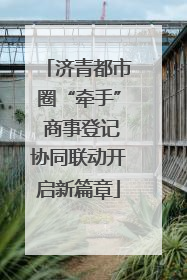 济青都市圈“牵手” 商事登记协同联动开启新篇章