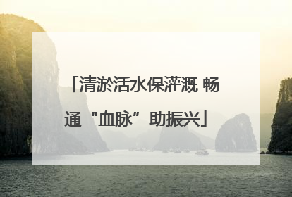 清淤活水保灌溉 畅通“血脉”助振兴