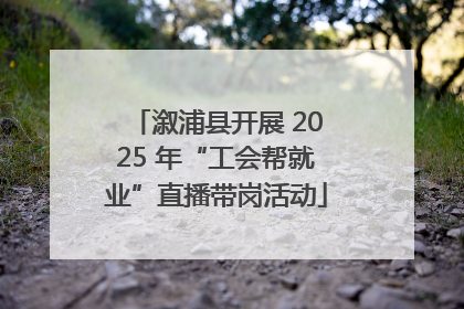 溆浦县开展 2025 年“工会帮就业”直播带岗活动