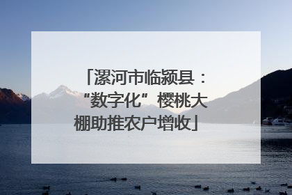 漯河市临颍县：“数字化”樱桃大棚助推农户增收