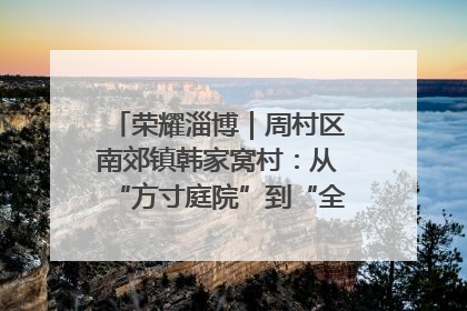 荣耀淄博｜周村区南郊镇韩家窝村：从“方寸庭院”到“全域文明”，乡村振兴的“美学革命”