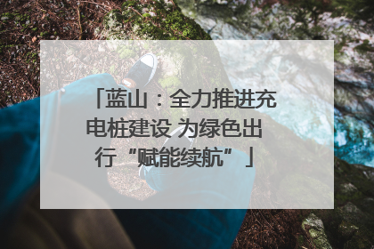 蓝山：全力推进充电桩建设 为绿色出行“赋能续航”