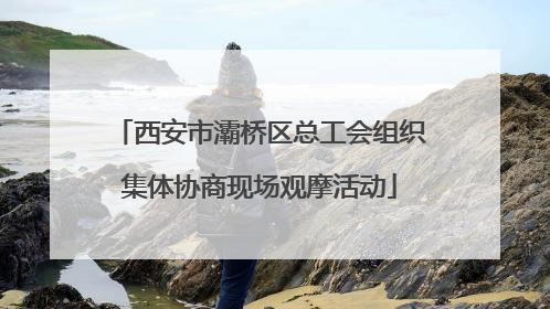西安市灞桥区总工会组织集体协商现场观摩活动