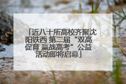 近八十所高校齐聚沈阳铁西 第二届“双高促育 赢战高考”公益活动即将启幕