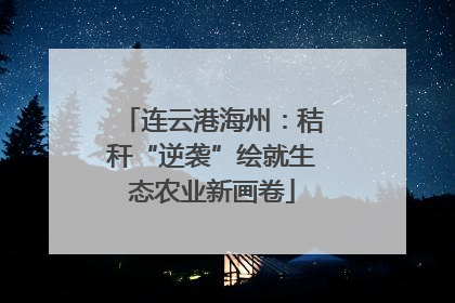 连云港海州：秸秆“逆袭”绘就生态农业新画卷