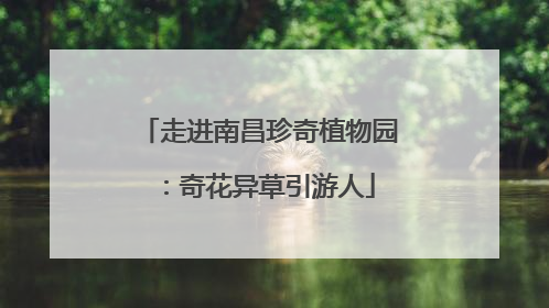 走进南昌珍奇植物园：奇花异草引游人