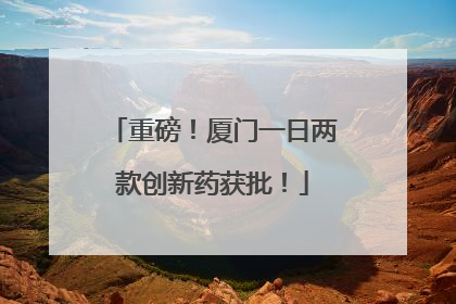 重磅！厦门一日两款创新药获批！