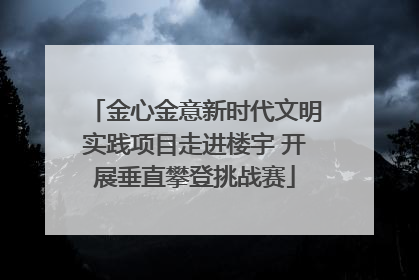金心金意新时代文明实践项目走进楼宇 开展垂直攀登挑战赛