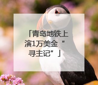 青岛地铁上演1万美金“寻主记”