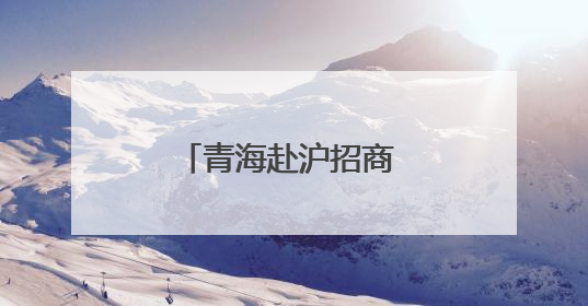 青海赴沪招商 优势产业获青睐