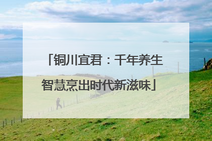 铜川宜君：千年养生智慧烹出时代新滋味