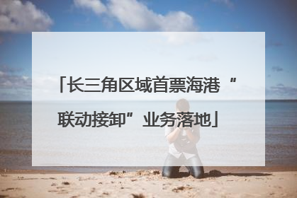 长三角区域首票海港“联动接卸”业务落地