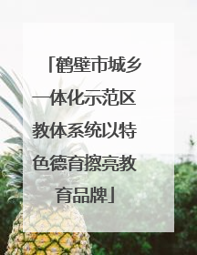鹤壁市城乡一体化示范区教体系统以特色德育擦亮教育品牌