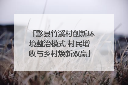 黟县竹溪村创新环境整治模式 村民增收与乡村焕新双赢