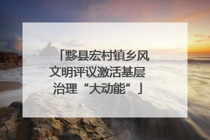 黟县宏村镇乡风文明评议激活基层治理“大动能”